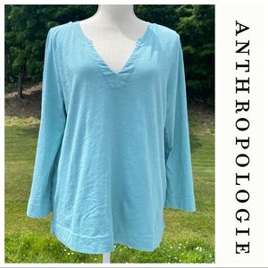 LIKE NEW! t.la 3/4 Sleeve Top, Light Blue, Large